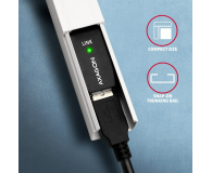 AXAGON ADR-210B USB 2.0 A-M -> B-M Aktywny kabel połączeniowy/wzmacniacz 10m - 1485413 - zdjęcie 5